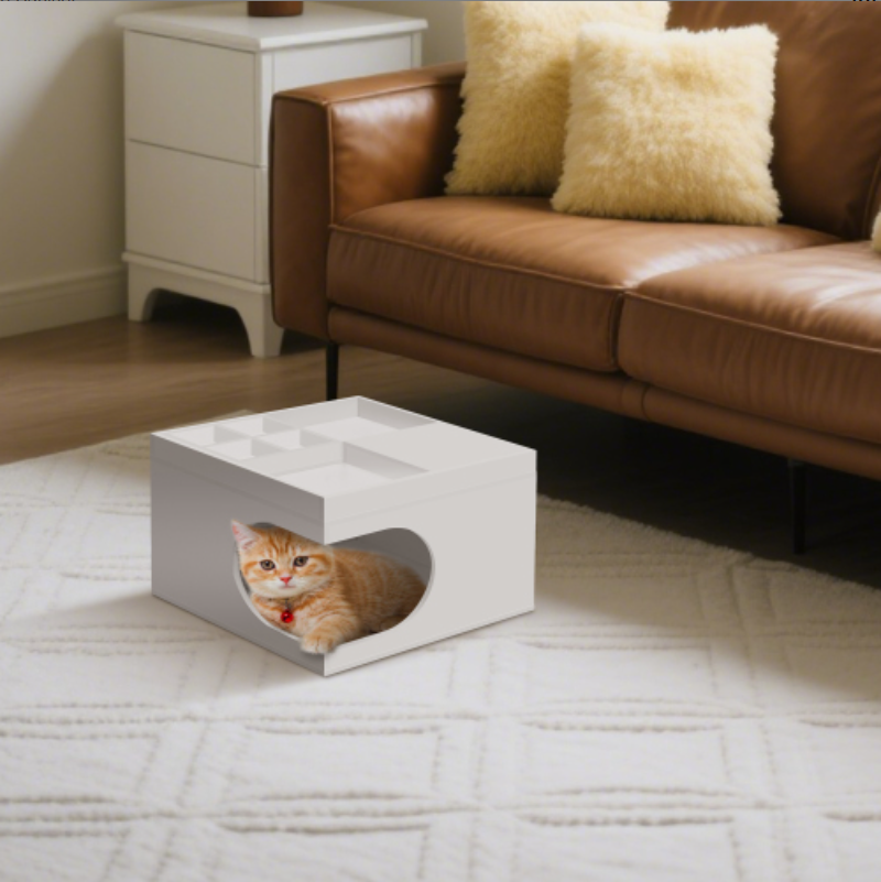 Suitable For Small And Medium-sized Multi-functional Cat Stations - view 3