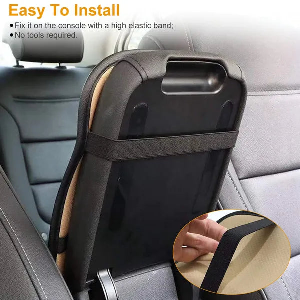 Car Armrest Pad Cover PU Leather Auto Center Console Seat Box Cover Protector Car Accessories Armrest Cushion Pad - view 3