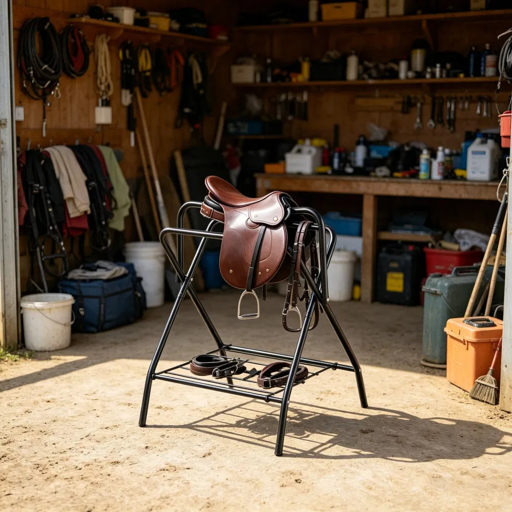 Folding Saddle Rack with Foldable for Garage - view 5