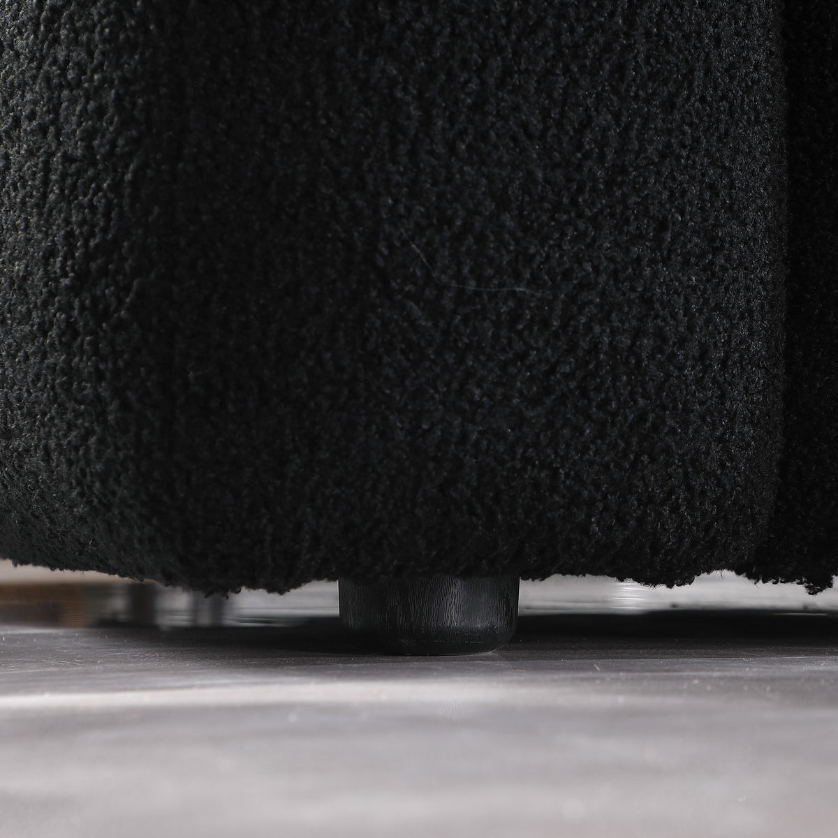 62.2length,35.83inch Deepth,human Body Structure For USA People, Marshmallow Sofa,boucle Sofa,BLACK Color, 2 Seater - view 10
