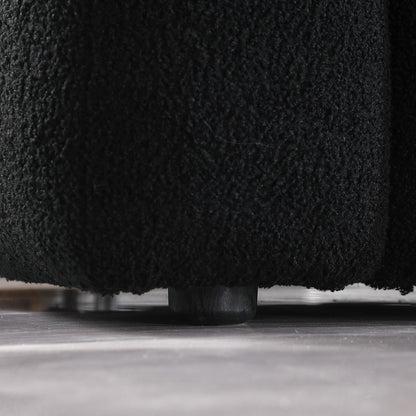 62.2length,35.83inch Deepth,human Body Structure For USA People, Marshmallow Sofa,boucle Sofa,BLACK Color, 2 Seater - view 10