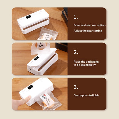 Vacuum Sealer USB-powered Portable Home Vacuum Machine Food Storage Bags - view 4