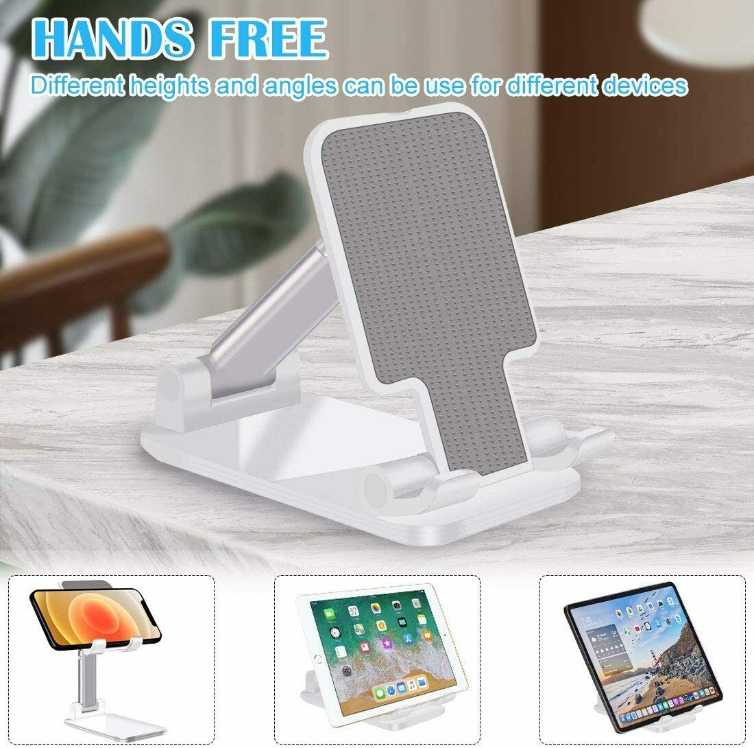 Cell Phone Stand Desktop Holder Tablet Stand Mount Mobile Phone Desktop Tablet Holder Table Cell Foldable Extend - view 2