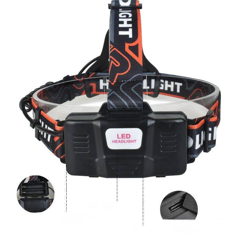 LED Headlamp USB Rechargeable Head Torch Zoom Headlight Lamp Super Bright Flashlight Work Light 3 Modes With Li-ion - view 4