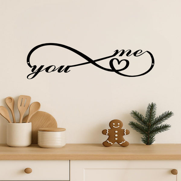 Custom Gothic Iron Wall Art Personalized Dark Romance Sign For Couples Home Decor - view 5