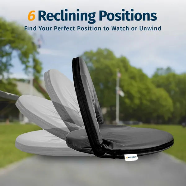 Alpcour Reclining Stadium Seat - Waterproof, 6-Position Comfort For Outdoor Use - view 2