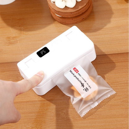 Vacuum Sealer USB-powered Portable Home Vacuum Machine Food Storage Bags - view 2