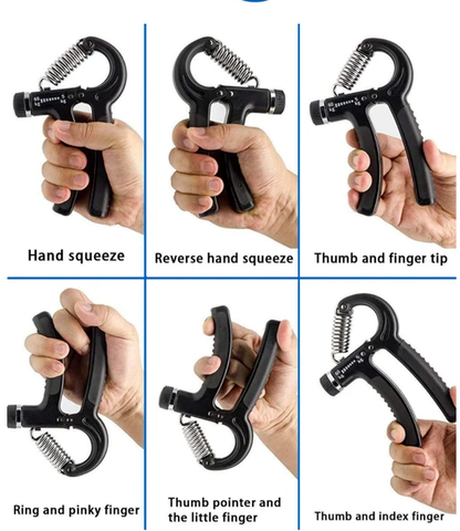 Hand Grip Strength Power Trainer Gripper Strengthener Adjustable Gym Exerciser - view 4