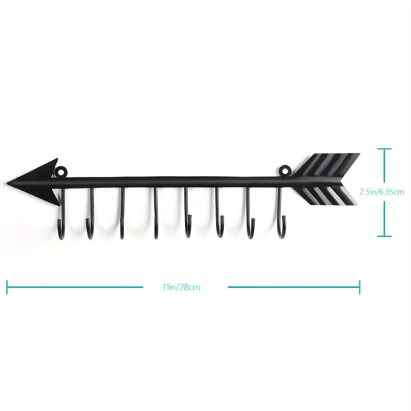 Modern Bow Arrow Wall Hooks Space Saving Entryway Coat Rack Hat Hanger For Hallway Bedroom Organization