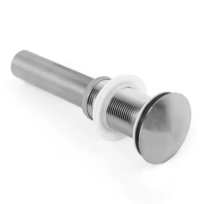 Bathroom Sink Drain Without Overflow, Vessel Sink Lavatory Vanity Pop-Up Drain Stopper, 304 Stainless Steel - view 2
