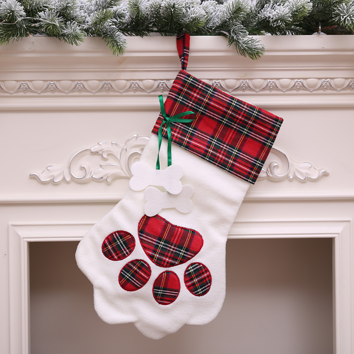 Dog paw Christmas stocking - view 8
