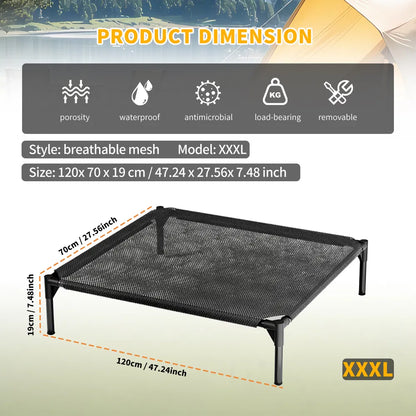 Elevated Breathable Mesh Pet Bed, Indoor&Outdoor Use, Sizes For Small To XL Pets - 2026 Must-Buy - view 8