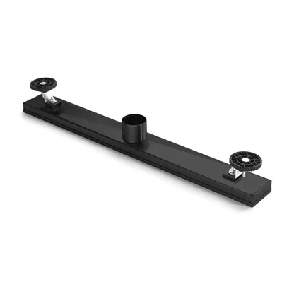 24 Inch Linear Shower Drain With Removable Brick Patterned Grate Cover - view 4