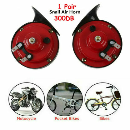 2PC 12V 300DB Super Loud Train Air Horn Waterproof Motorcycle Car Truck SUV Boat - view 9