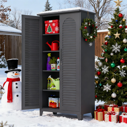 73'' Tall Metal Tool Storage Cabinet, With Ample Storage Space For Garage,Warehouse,Garden,Office, Living Room,Bathroom