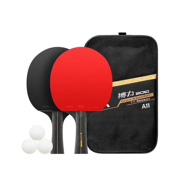 6-Star 7-Ply Genuine Professional Table Tennis Racket, Double Racket, Straight And Penhold Handles - view 4
