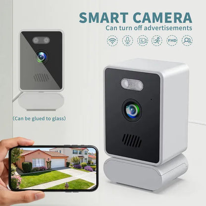 Window Type Disguised Surveillance Camera, Built-in WiFi, Motion Detection Alarm