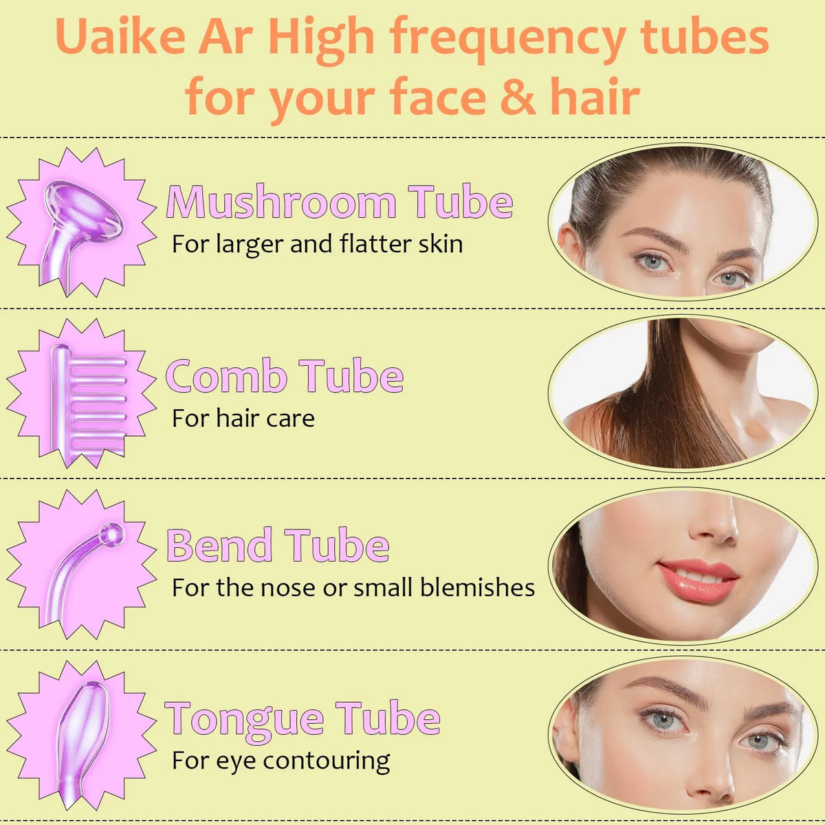 High Frequency Wand 'C Violet Portable Skin Therapy Machine For Anti-Aging - Skin Tightening - Wrinkle Reducing - view 4