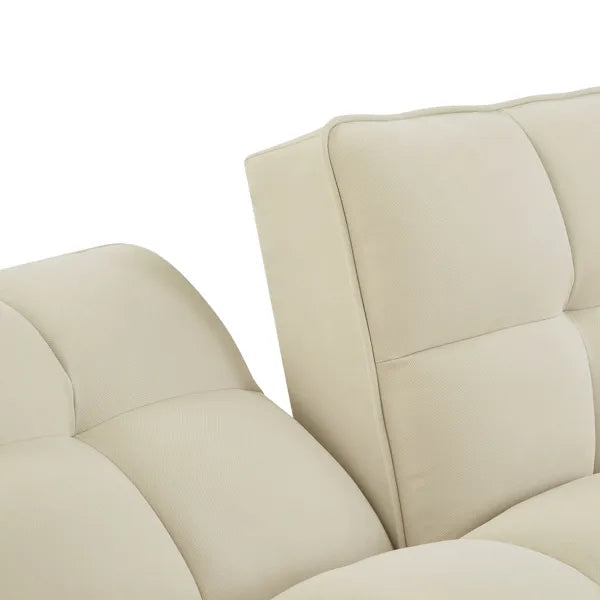 New Design Linen Sofa Furniture Adjustable Backrest Easily Assembled Reclinerst-BEIGE - view 6