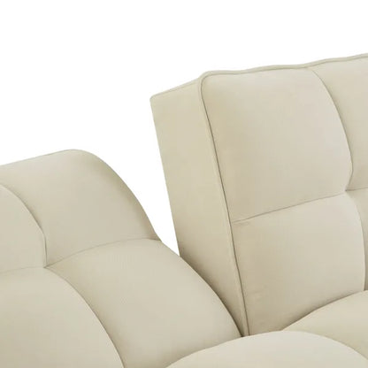 New Design Linen Sofa Furniture Adjustable Backrest Easily Assembled Reclinerst-BEIGE - view 6