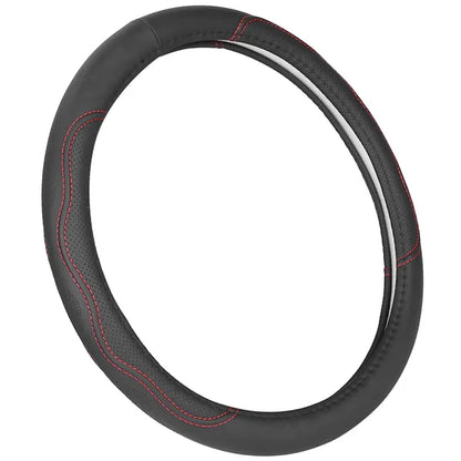 Steering Wheel Cover 14.5in-15in Diameter Universal Fiber Leather Car Steering Wheel Protector - view 5
