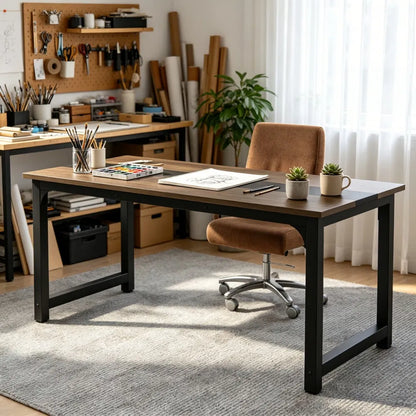 Modern Office Desk with Easy to Clean and Adjustable Foot for Office - view 3