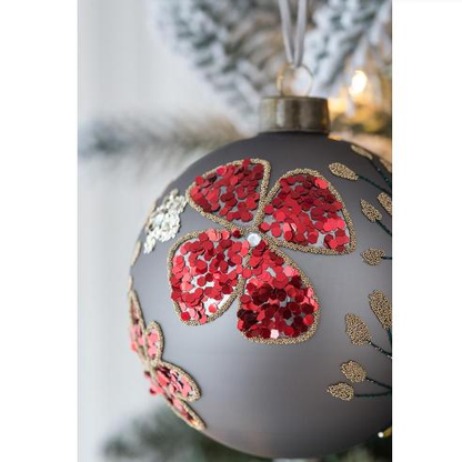 D4.7 Christmas Ball Ornaments, Glass Decorative Hanging Ball Christmas Tree Ornaments For Holiday Party Decorations - view 3
