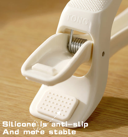 Anti-scalding Silicone Non-slip Take Bowl Clip Hot Plate Gripper, Stainless Steel Pot Clip Pan Gripper - view 6