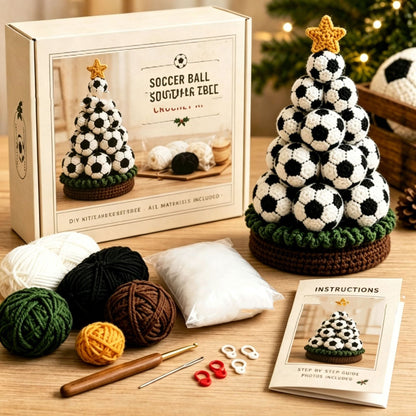Sports Ball Christmas Tree Crochet Kit - view 6
