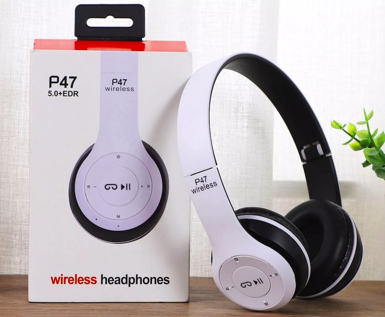 Audífonos Bluetooth over-ear con radio FM