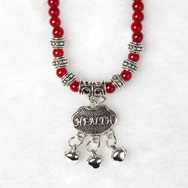 Red Agate Beaded Good Lock Bracelet - view 2