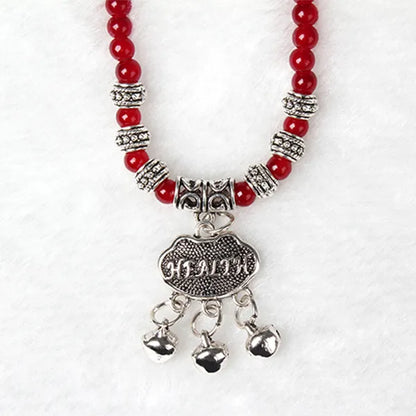 Red Agate Beaded Good Lock Bracelet - view 2