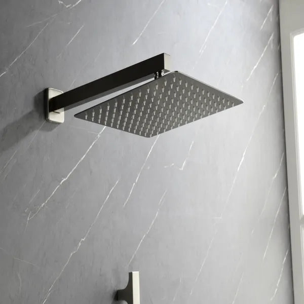 Shower System with Shower Head, Hand Shower, Slide Bar, Bodysprays, Shower Arm, Hose, Valve Trim, and Lever Handles - view 7