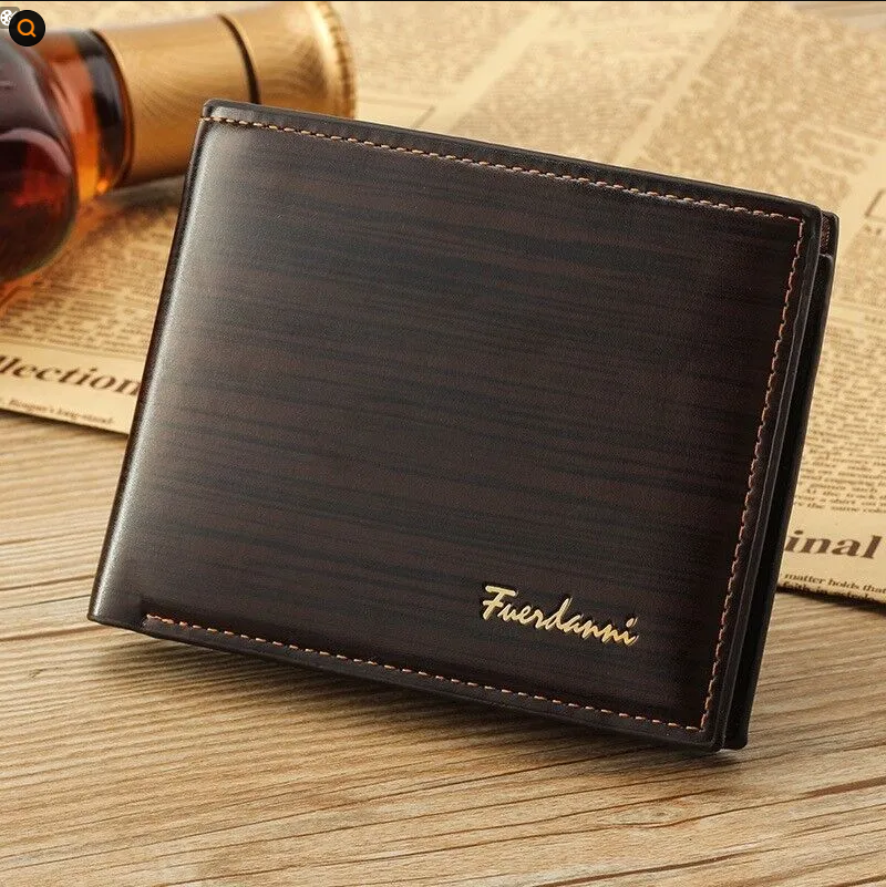 Men's Bifold Leather Credit ID Card Holder Wallet Billfold Purse Clutch Billfold - view 6