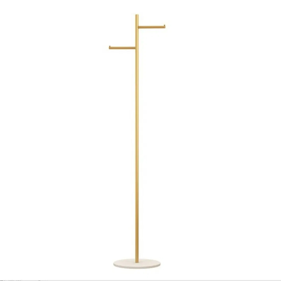 Clothing Rack, Golden Metal Freestanding Heavy Duty Clothes Rack with Marble Base