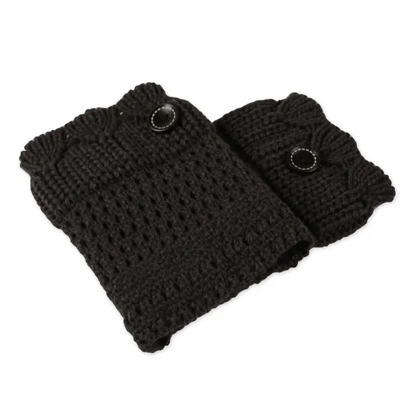 Women Winter Crochet Knit Leg Warmers - view 5