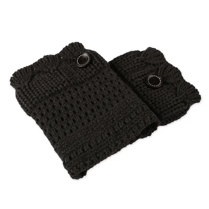 Women Winter Crochet Knit Leg Warmers - view 5