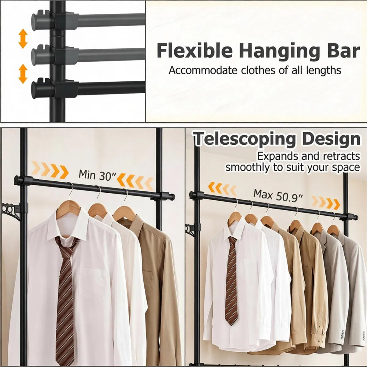 Clothing Supplies with Non-Slip 102.5 Inches - view 7