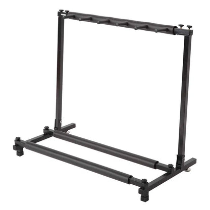 Triple Folding Multiple Guitar Holder Rack Stand Black - view 6