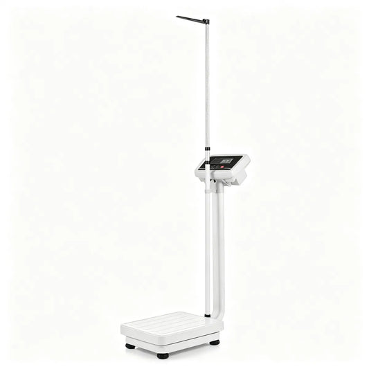 Medical Height & Weight Physician Scale, HighPrecision Sensor Digital Body Scale with Adapter & Battery Dual Power - view 2