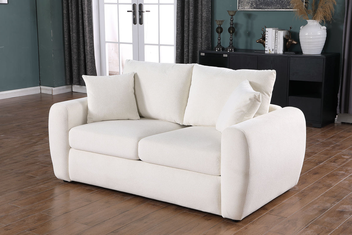 Modern Minimalist Comfortable Compressed BEIGE Sofa - view 10