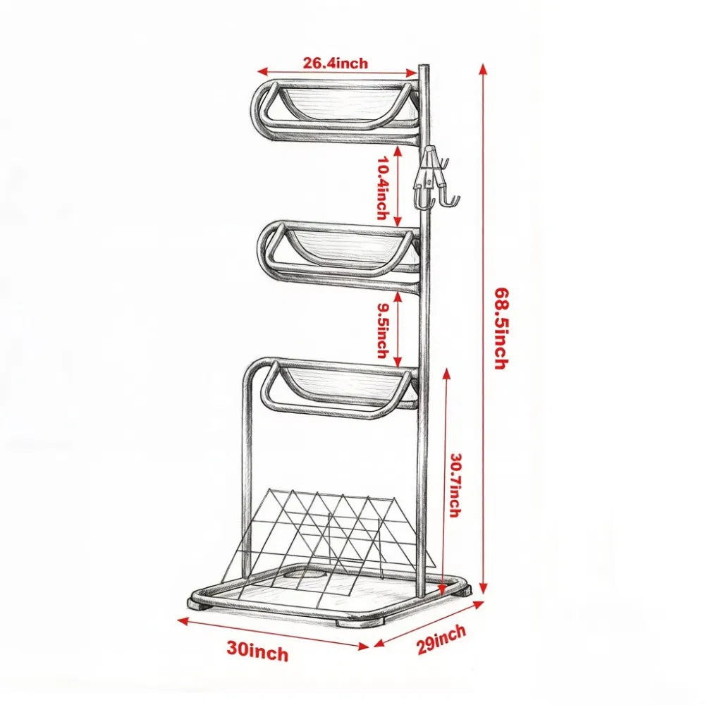 Freestanding Saddle Stand - view 5