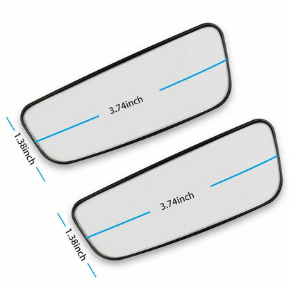 2x 360° Stick on Rear View Auxiliary Blind Spot Mirror Wide Angle Car Truck SUV - view 2