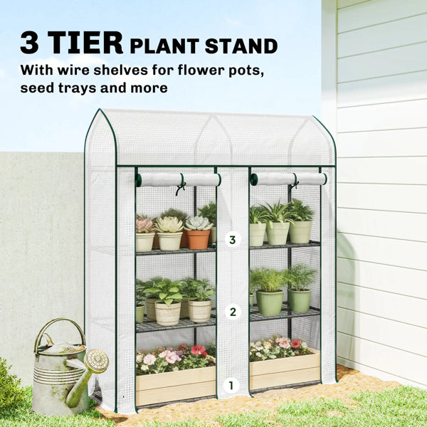 Garden Bed With Mini Greenhouse - view 5