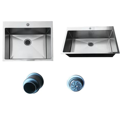 33Inch Top mount Kitchen Sink Drop-in, Farmhouse Kitchen Sink with Sink Protector 18 Gauge, Workstation Sink - view 4