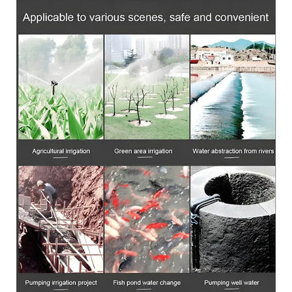 400W Submersible Pump, 6000L/h Clean/Dirty Water Pump For Garden, Basement Drainage - view 2