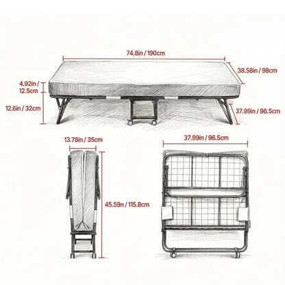 Portable Folding Bed - view 4
