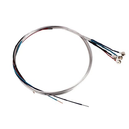 Do Not Sell On Amazon - 3-4 4-4 Nickel Silver Wound Violin Strings Set Silver - view 6