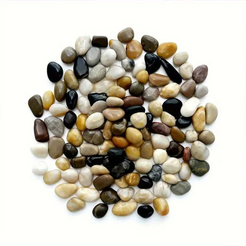 38lbs Decorative Garden Stone Outdoor Landscaping, Walkways, Yard, 1-3 Inch Large Polished River Rocks For Plants Pots - view 3