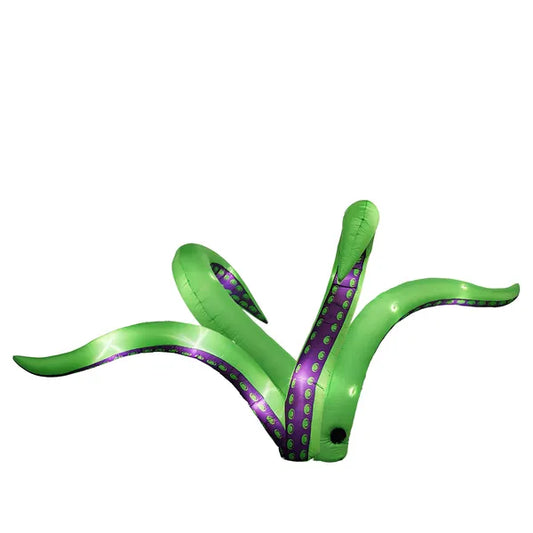 2 Pack Halloween Inflatable Octopus Tentacles Outdoor Decorations, Blow Up Hanging Decoration With Built-in LED Lights